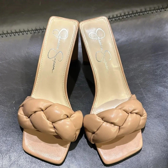 NEW Jessica Simpson sassia woven high heels 6 - Picture 2 of 6